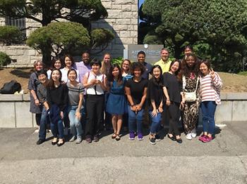 2016 Auburn대학교 상담프로그램 교수/학생 방문 사진 이미지