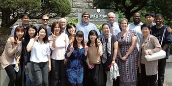 2014 Auburn대학교 Pipe, 서수현 선생님과 상담프로그램 학생 방문 사진 이미지