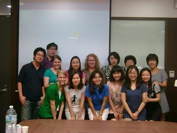 2010 Auburn대학교 서수현선생님과 상담프로그램 학생 방문 사진 이미지