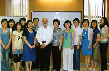 2008년 Auburn대학교 Dr. Dagley와 서수현선생님의 방문 사진 이미지