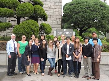 2013 Auburn대학교 Pipe, 서수현선생님과 상담프로그램 학생 방문 사진 이미지